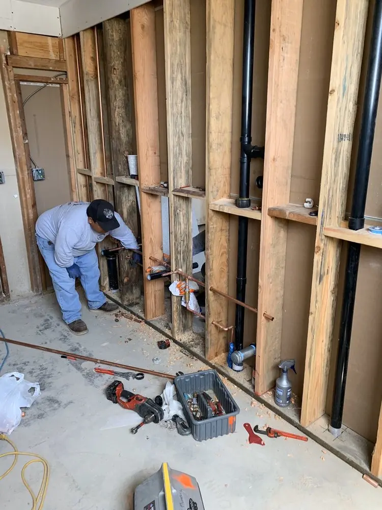 Commercial rough-in plumbing for Water Heater Replacement in Sconnelltown